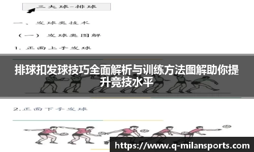 排球扣发球技巧全面解析与训练方法图解助你提升竞技水平